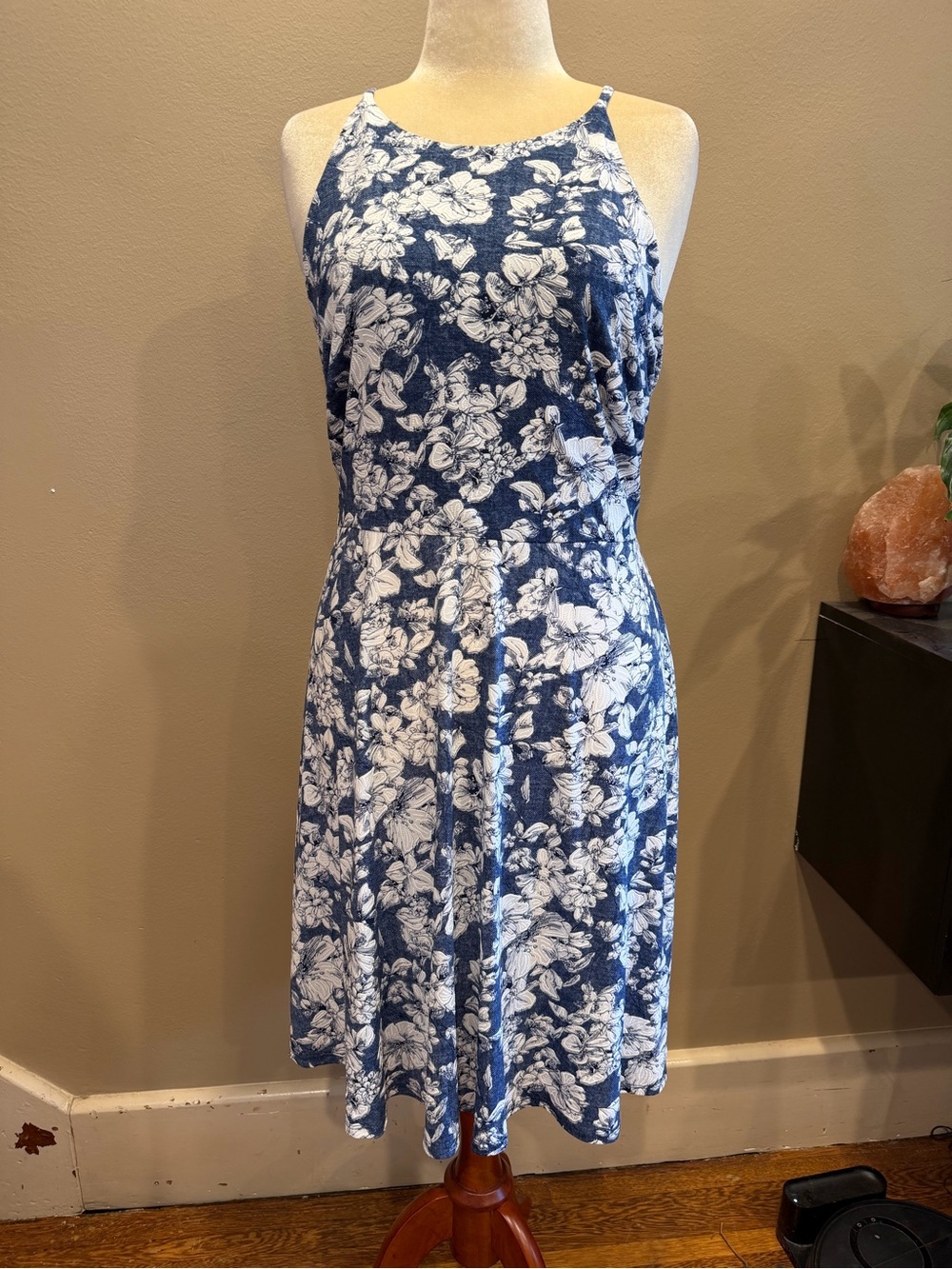 Fortune + Ivy Cottage Core Boho Wrap with Flutter Sleeves Midi Dress 1X Plus EUC